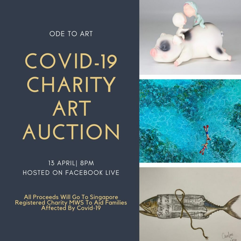 Ode To Art Gallery Will Host A Charity Live Auction Tonight To Support Low-income Families Affected By The Coronavirus